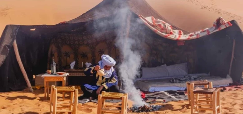 desert camp visit and travel